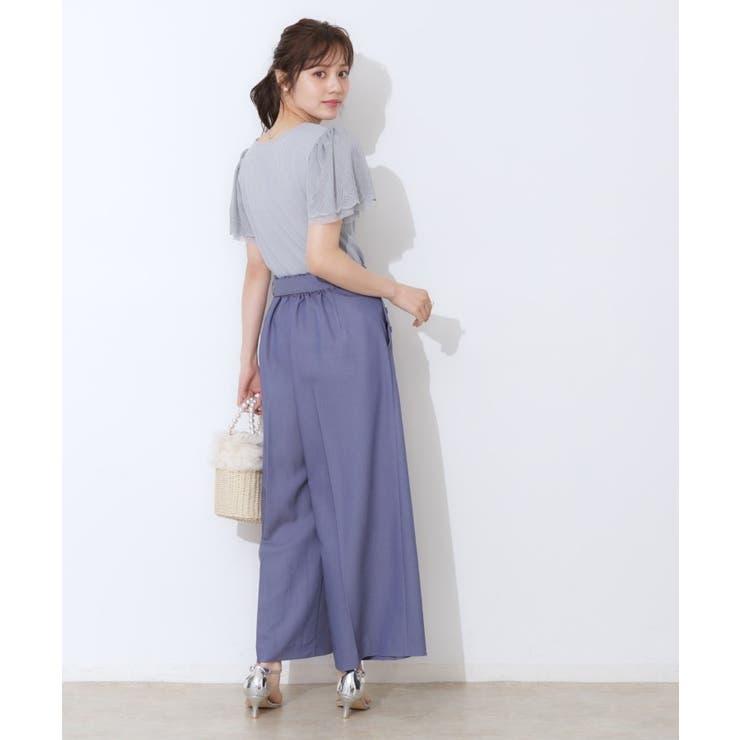 【二の腕カバー・通勤】レース袖テレコトップス | Couture brooch | 詳細画像55 