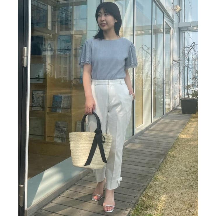 【二の腕カバー・通勤】レース袖テレコトップス | Couture brooch | 詳細画像60 