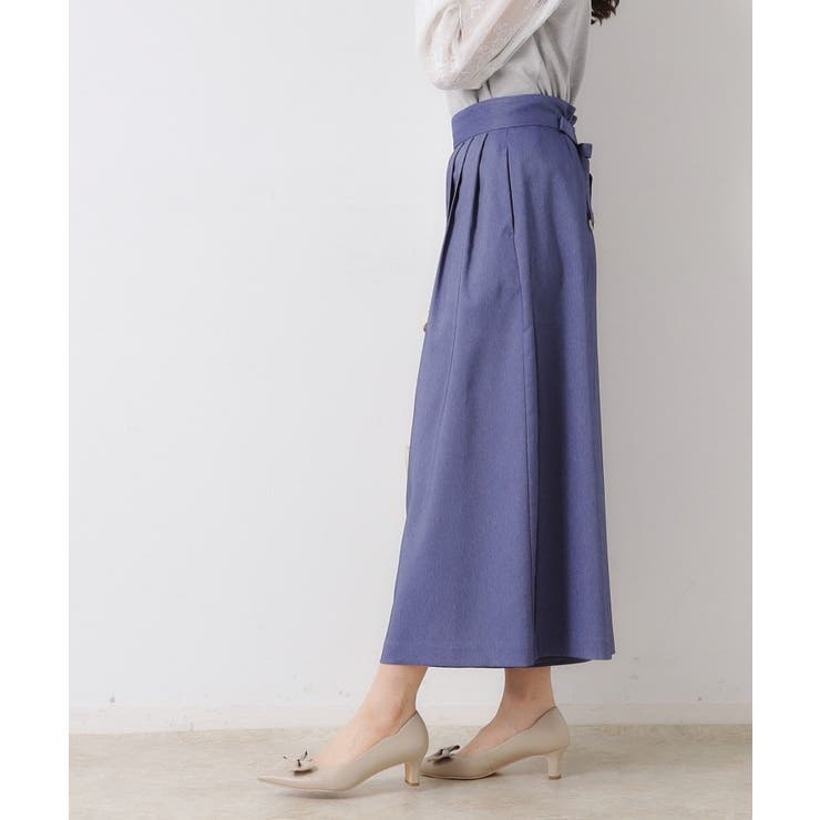 【きれいめ・大人カジュアル・通勤】デニムライクスカンツ | Couture brooch | 詳細画像5 