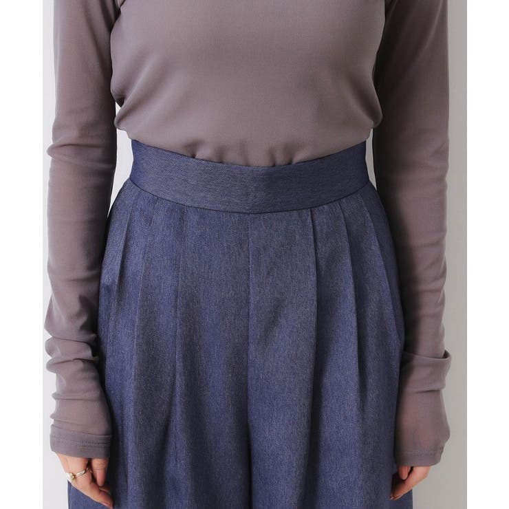 【きれいめ・大人カジュアル・通勤】デニムライクスカンツ | Couture brooch | 詳細画像34 