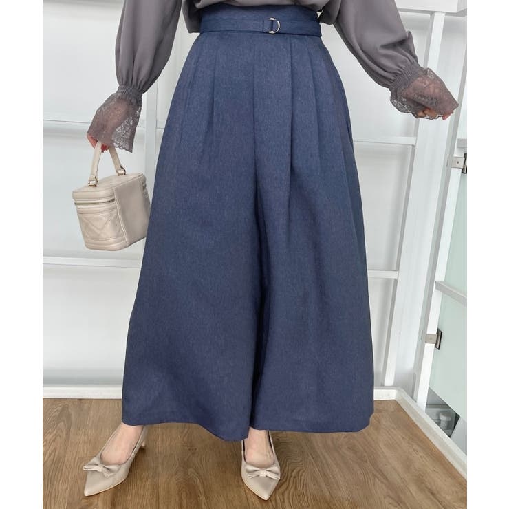 【きれいめ・大人カジュアル・通勤】デニムライクスカンツ | Couture brooch | 詳細画像24 