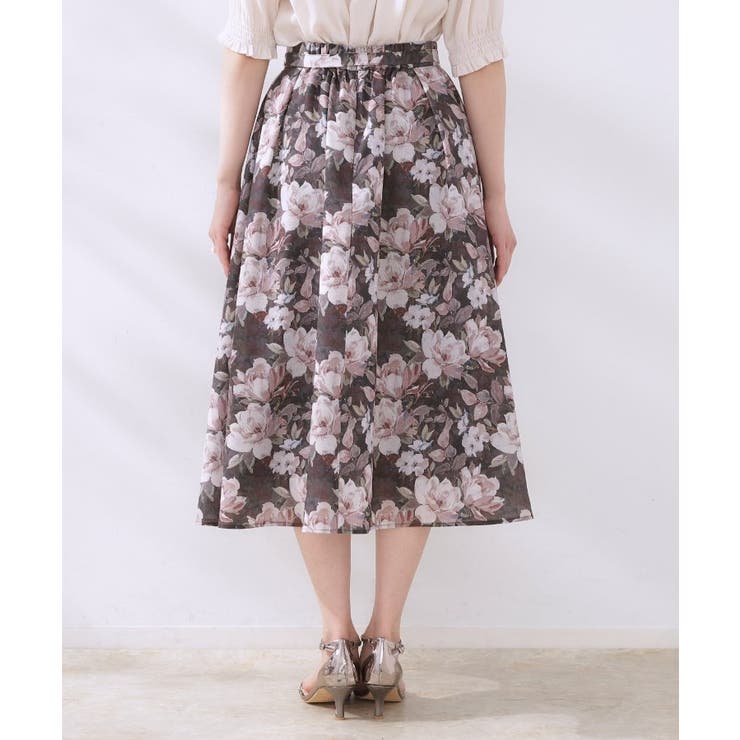 【きれいめ・通勤】細リボン付きパレットボイルスカート | Couture brooch | 詳細画像47 