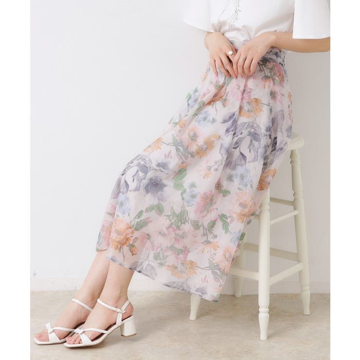 【一枚で着映える・華やか・上品】Summerオーガンフルールスカート | Couture brooch | 詳細画像27 