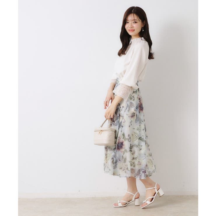 【一枚で着映える・華やか・上品】Summerオーガンフルールスカート | Couture brooch | 詳細画像2 