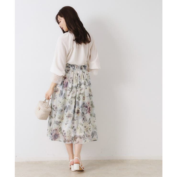 【一枚で着映える・華やか・上品】Summerオーガンフルールスカート | Couture brooch | 詳細画像3 