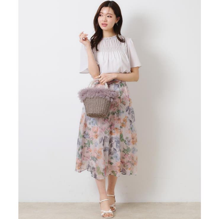 【一枚で着映える・華やか・上品】Summerオーガンフルールスカート | Couture brooch | 詳細画像29 