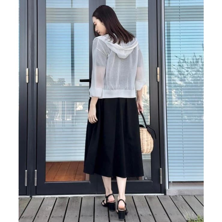 【細見え・キレイめ】サッカータックワンピース | Couture brooch | 詳細画像9 