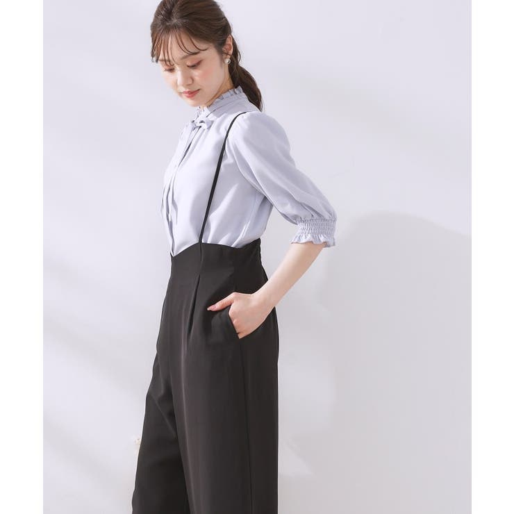 【マシンウォッシャブル・きれいめ】キャミロンパース | Couture brooch | 詳細画像16 