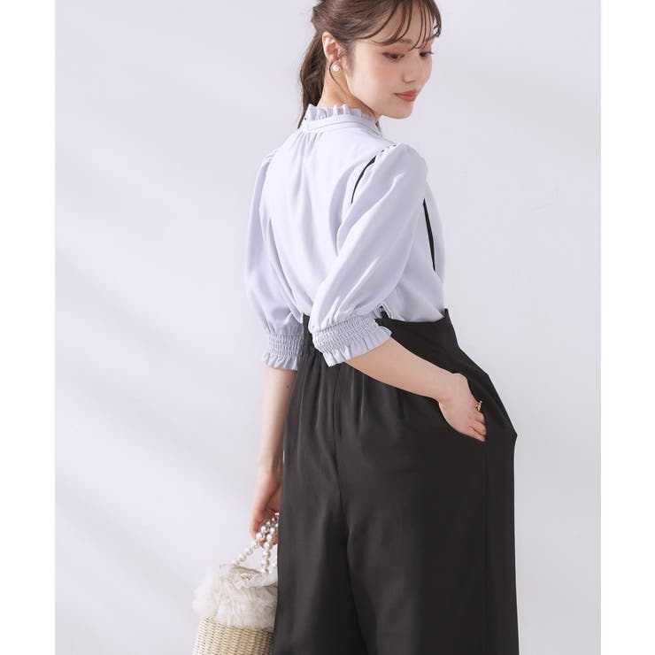 【マシンウォッシャブル・きれいめ】キャミロンパース | Couture brooch | 詳細画像17 