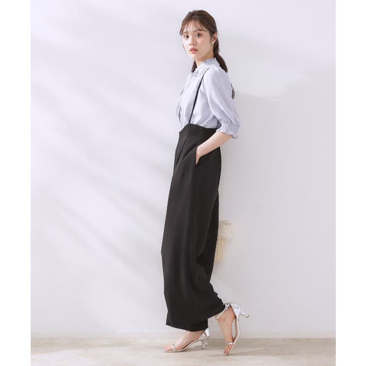 【マシンウォッシャブル・きれいめ】キャミロンパース | Couture brooch | 詳細画像14 