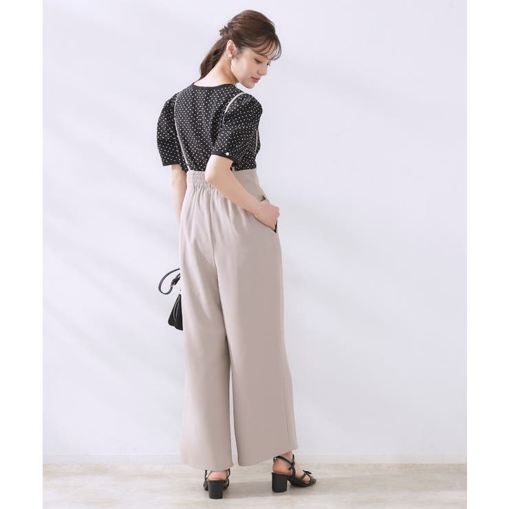 【マシンウォッシャブル・きれいめ】キャミロンパース | Couture brooch | 詳細画像28 