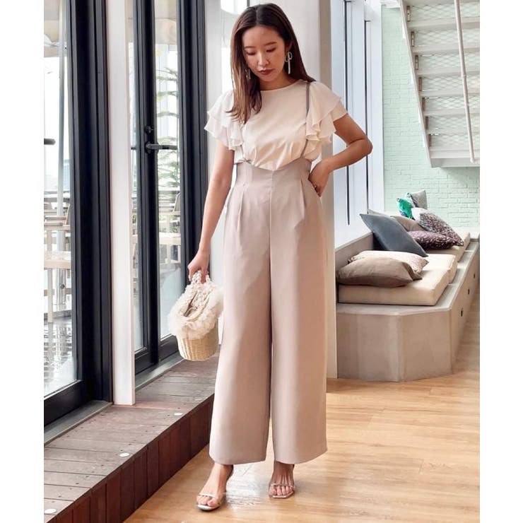 【マシンウォッシャブル・きれいめ】キャミロンパース | Couture brooch | 詳細画像35 