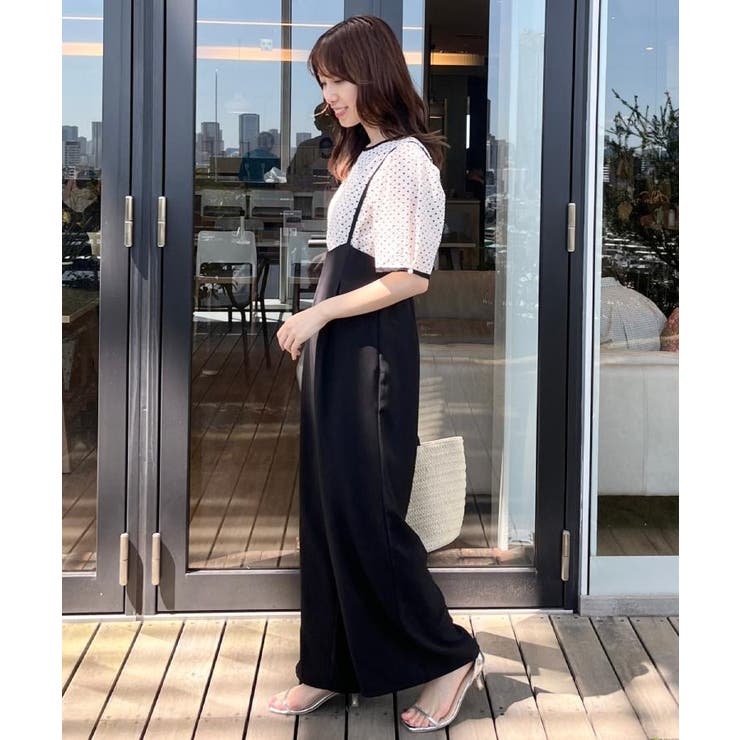 【マシンウォッシャブル・きれいめ】キャミロンパース | Couture brooch | 詳細画像23 