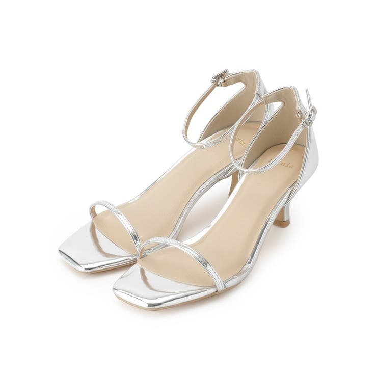 メタリックヒールサンダル | Couture brooch | 詳細画像2 