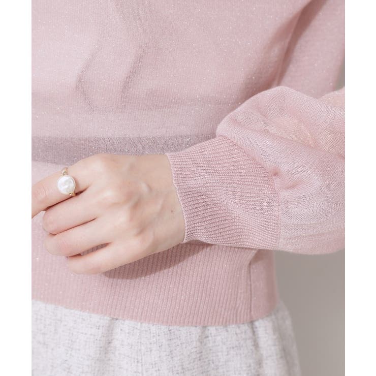 【上品な透け感・大人カジュアル】シアージップアップフーディー | Couture brooch | 詳細画像66 