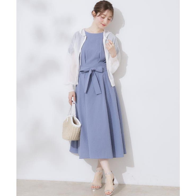 【上品な透け感・大人カジュアル】シアージップアップフーディー | Couture brooch | 詳細画像7 