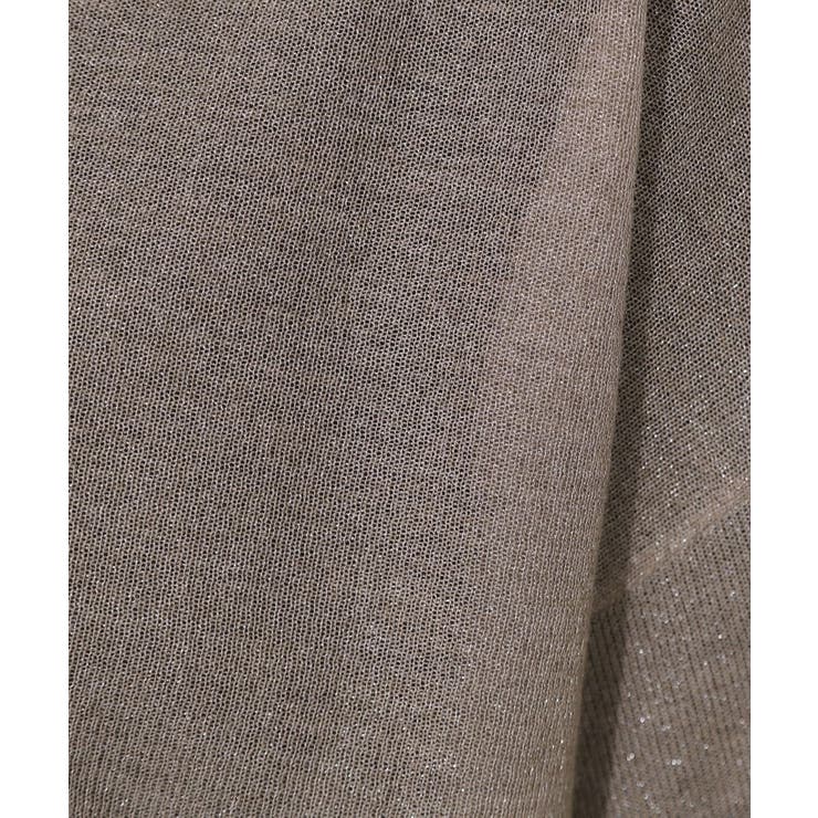 【上品な透け感・通勤】ダブルパール調釦シアーカーディガン | Couture brooch | 詳細画像64 