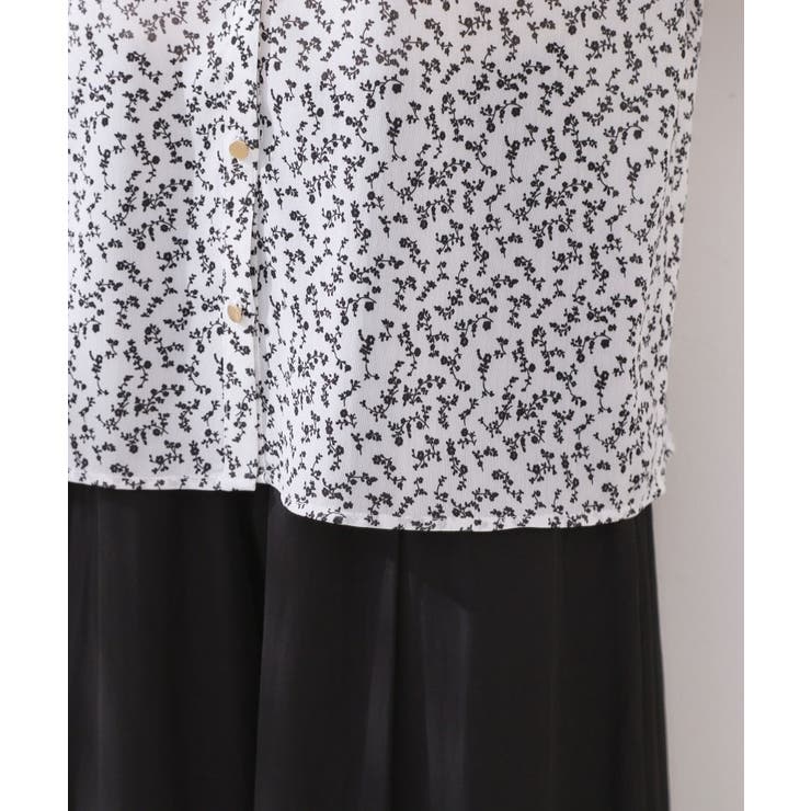 【キレイめ・通勤】前後2WAY楊柳フレアー袖ブラウス | Couture brooch | 詳細画像49 