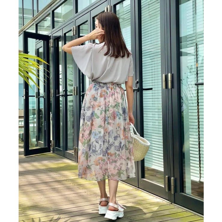 【キレイめ・通勤】前後2WAY楊柳フレアー袖ブラウス | Couture brooch | 詳細画像14 