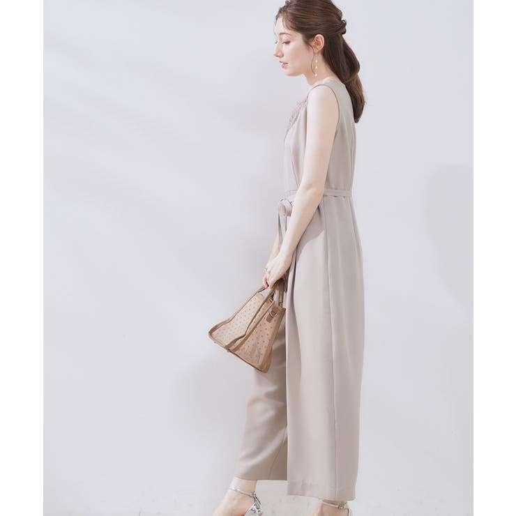 【一枚で着映える】レース切替デザインオールインワン | Couture brooch | 詳細画像19 