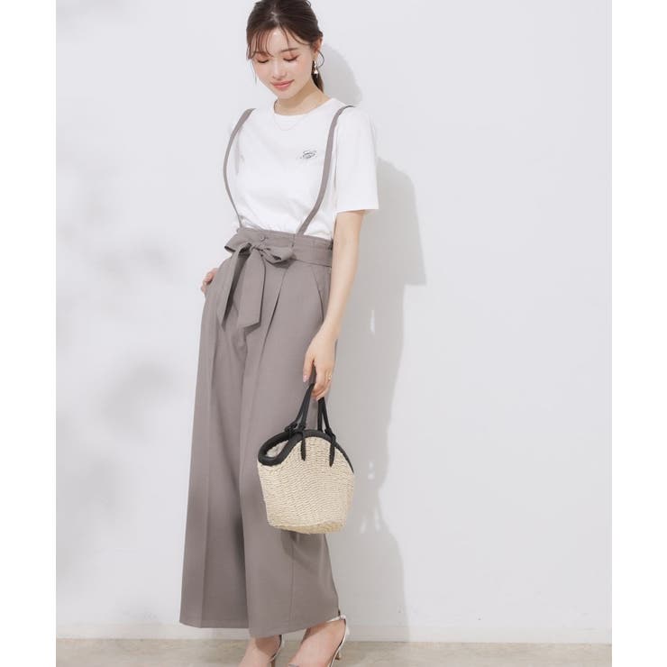 【美脚効果・通勤】リネンライク サス付きパンツ | Couture brooch | 詳細画像14 