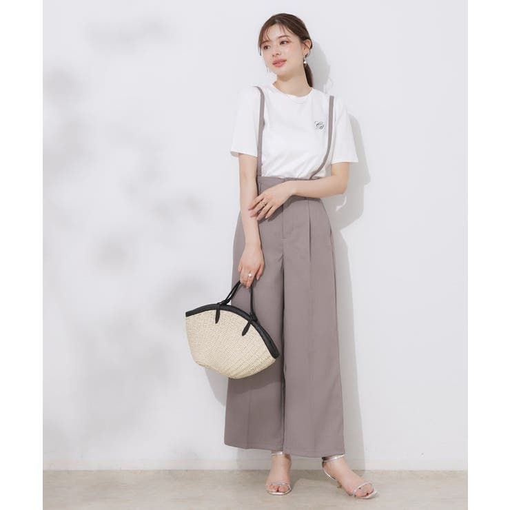 【美脚効果・通勤】リネンライク サス付きパンツ | Couture brooch | 詳細画像13 