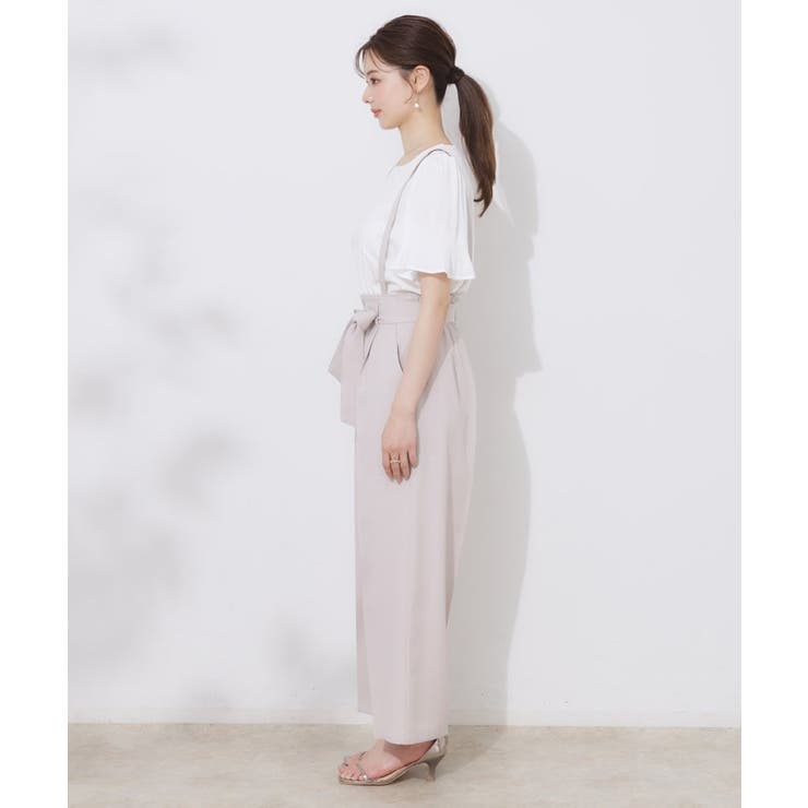 【美脚効果・通勤】リネンライク サス付きパンツ | Couture brooch | 詳細画像31 