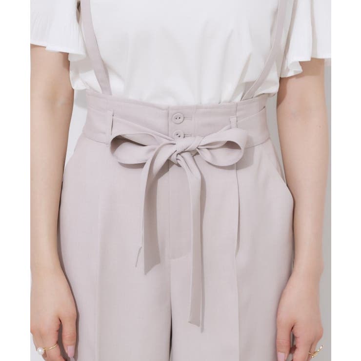 【美脚効果・通勤】リネンライク サス付きパンツ | Couture brooch | 詳細画像35 