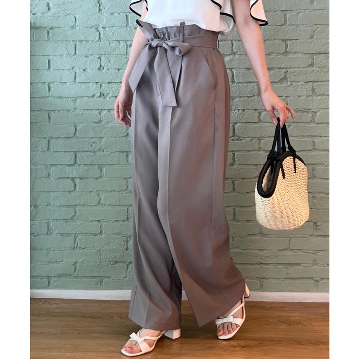 【美脚効果・通勤】リネンライク サス付きパンツ | Couture brooch | 詳細画像27 