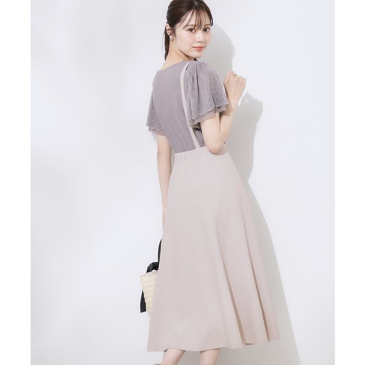 【2WAY・通勤・きれいめ】リネンライク サス付きスカート | Couture brooch | 詳細画像8 