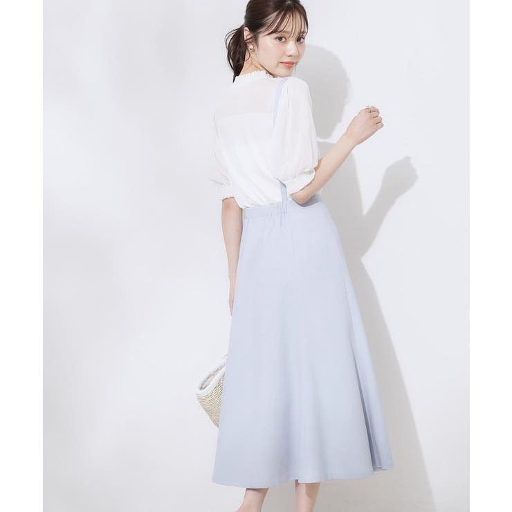 【2WAY・通勤・きれいめ】リネンライク サス付きスカート | Couture brooch | 詳細画像27 