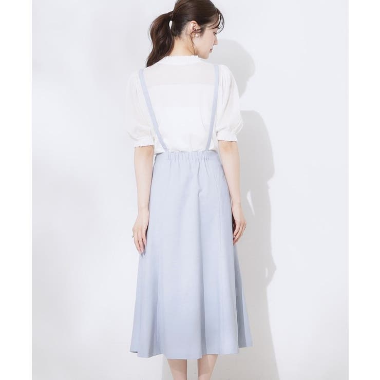 【2WAY・通勤・きれいめ】リネンライク サス付きスカート | Couture brooch | 詳細画像41 