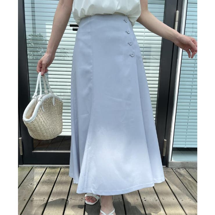 【2WAY・通勤・きれいめ】リネンライク サス付きスカート | Couture brooch | 詳細画像35 
