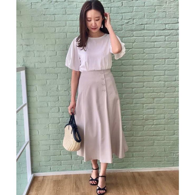 【2WAY・通勤・きれいめ】リネンライク サス付きスカート | Couture brooch | 詳細画像9 