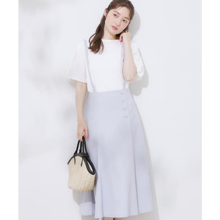 【2WAY・通勤・きれいめ】リネンライク サス付きスカート | Couture brooch | 詳細画像29 