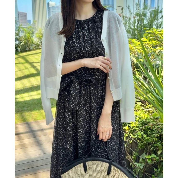 【一枚で着映える・楽ちん・ドライタッチ】フリルスリーブワンピース | Couture brooch | 詳細画像37 