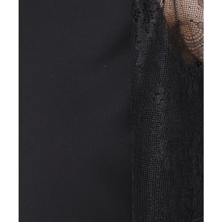 【マシンウォッシャブル・シアー・細見え】Vネック袖レースフレアブラウス | Couture brooch | 詳細画像33 