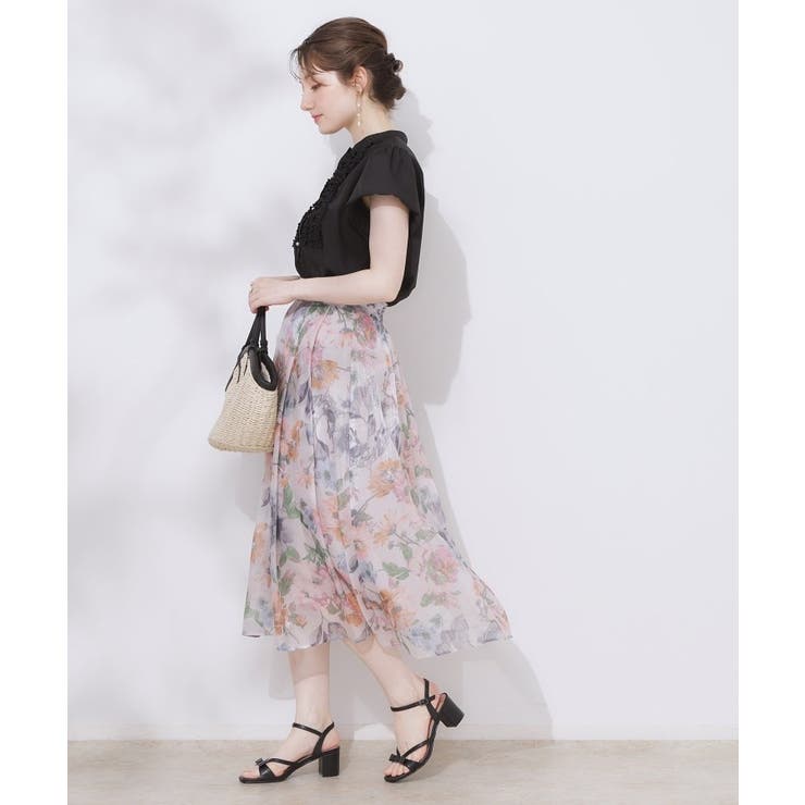 【大人フェミニン・華奢見え・通勤】フロントフリルシャツ | Couture brooch | 詳細画像16 