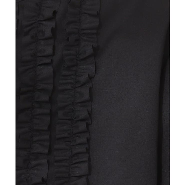 【大人フェミニン・華奢見え・通勤】フロントフリルシャツ | Couture brooch | 詳細画像36 