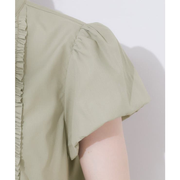 【大人フェミニン・華奢見え・通勤】フロントフリルシャツ | Couture brooch | 詳細画像42 