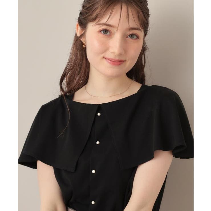 【マシンウォッシャブル・UVケア・接触冷感】2WAYケープデザインカットソー | Couture brooch | 詳細画像24 