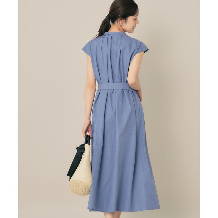 【Aライン・細見え】フロントタックシャツワンピース | Couture brooch | 詳細画像39 