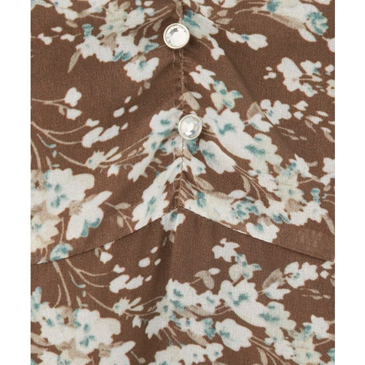 【一枚で着映える・通勤】Vネックフラワーワンピース | Couture brooch | 詳細画像27 