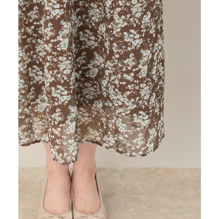 【一枚で着映える・通勤】Vネックフラワーワンピース | Couture brooch | 詳細画像36 