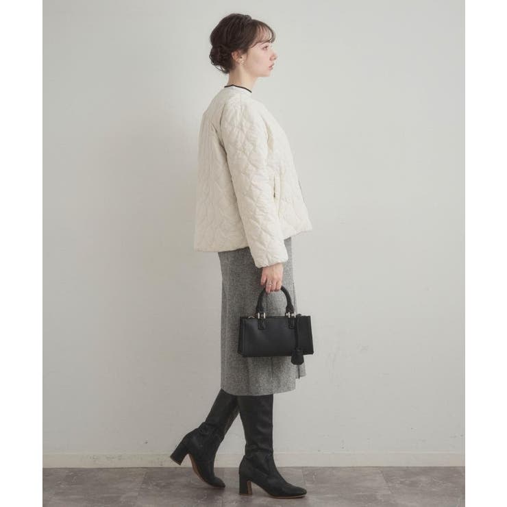 【春色追加・撥水・洗える】リボンキルティングジャケット | Couture brooch | 詳細画像9 