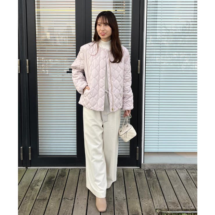 【春色追加・撥水・洗える】リボンキルティングジャケット | Couture brooch | 詳細画像35 