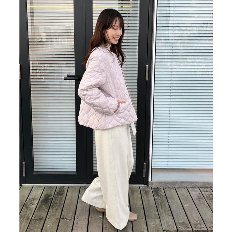 【春色追加・撥水・洗える】リボンキルティングジャケット | Couture brooch | 詳細画像36 