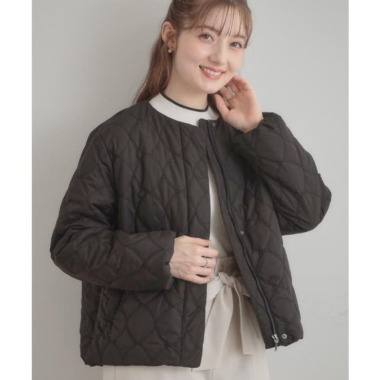 【春色追加・撥水・洗える】リボンキルティングジャケット | Couture brooch | 詳細画像24 