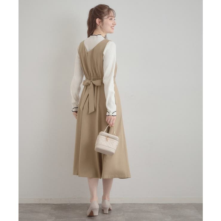 【洗える・ハレの日・通勤】ハートネック フレアージャンスカ | Couture brooch | 詳細画像5 