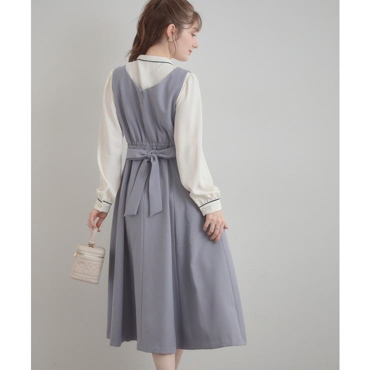 【洗える・ハレの日・通勤】ハートネック フレアージャンスカ | Couture brooch | 詳細画像19 